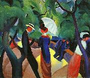 August Macke Promenade oil painting picture wholesale